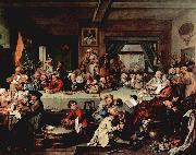 William Hogarth, An Election Entertainment featuring